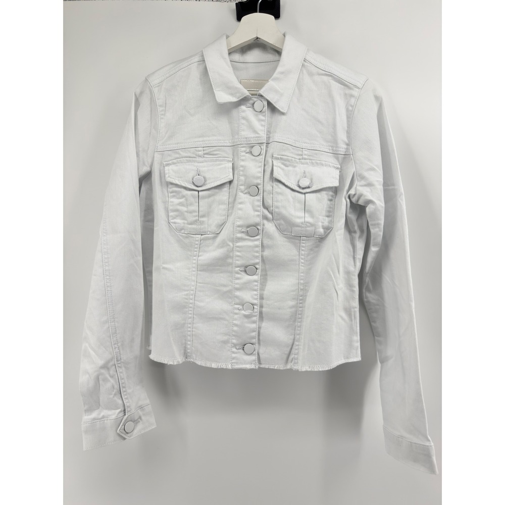 KUT from the Kloth White Denim Jacket Str
Medium